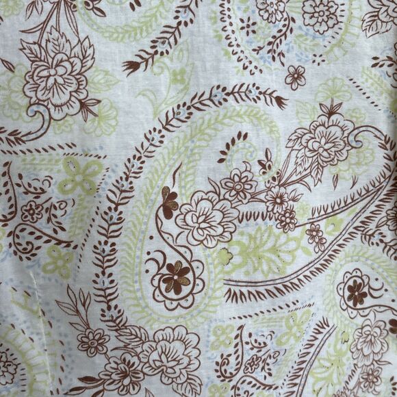 Twenty X Ultra Fit Womens Small Yellow Brown Metallic Snap Front Shirt Western - Picture 9 of 11